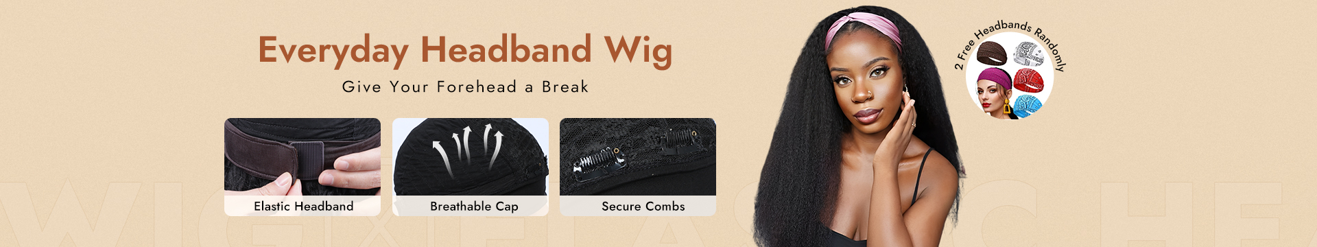 Headband Wigs Headband Wigs