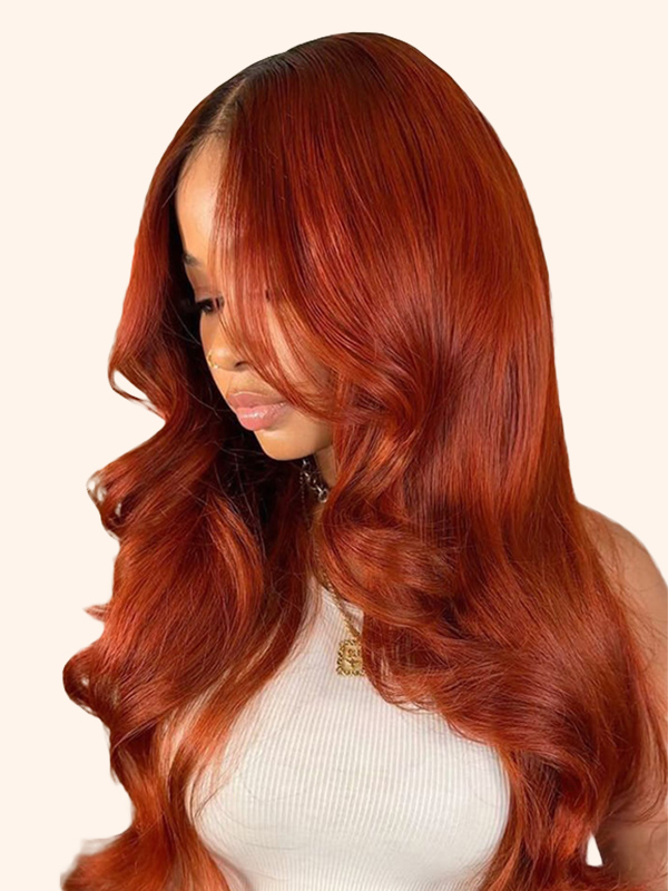 #27 Honey Blonde Body Wave 13x4 Lace Front Wigs Human Hair