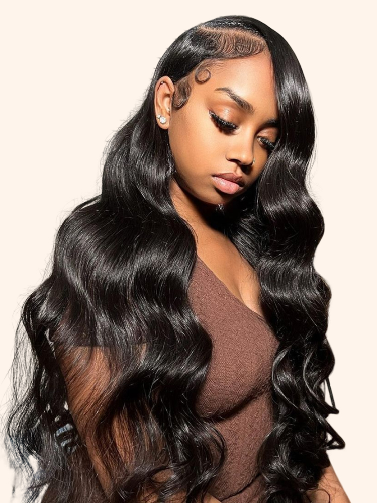 WIGGINS 250% Density Popping Curly HD Lace Front Wigs Medium Length Human Hair Wigs