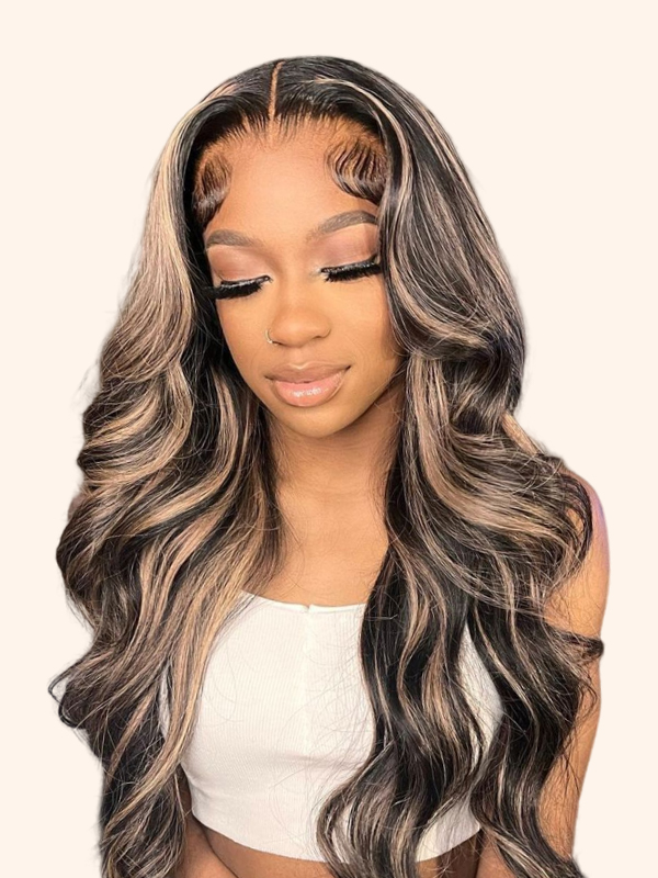 WIGGINS 250% Density Popping Curly HD Lace Front Wigs Medium Length Human Hair Wigs