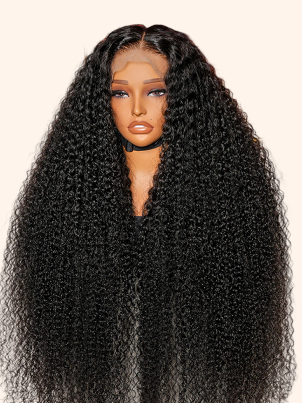 WIGGINS 250% Density Popping Curly HD Lace Front Wigs Medium Length Human Hair Wigs