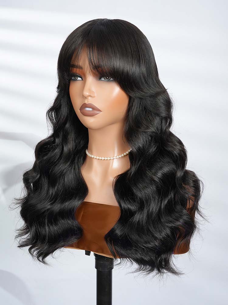 Round Face Curtain Bangs Hair