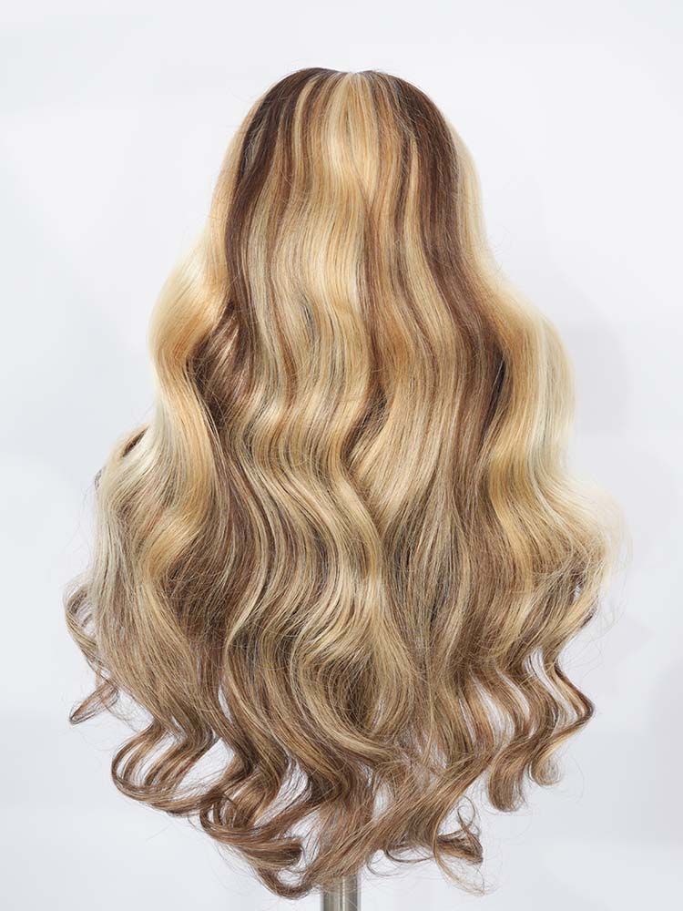 6x6 lace frontal human hair body wave wig