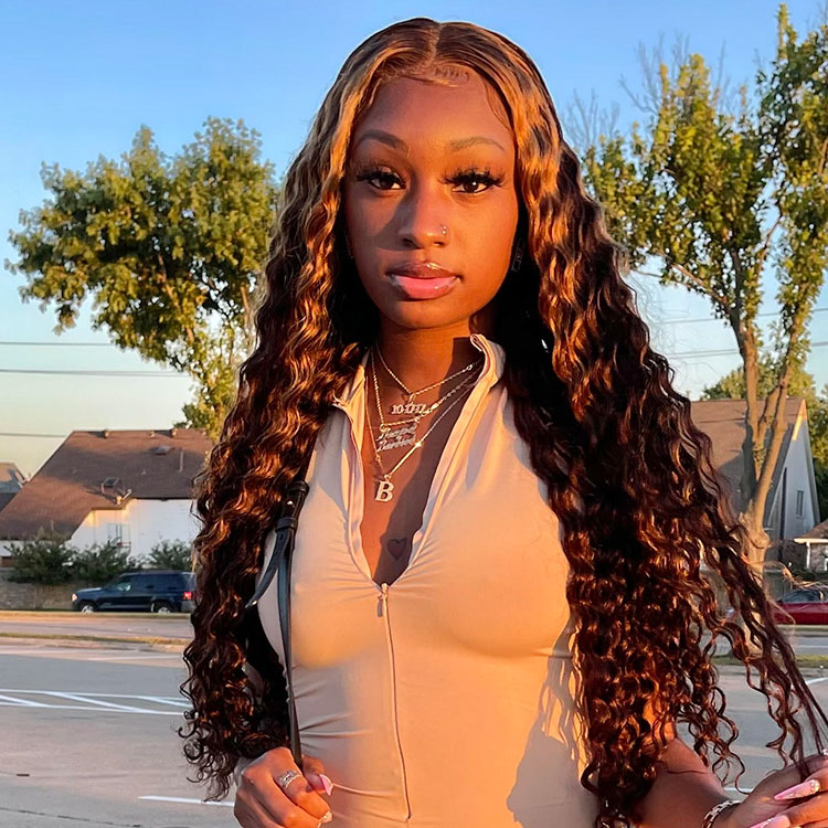 Loose Deep Wave Highlight Wigs