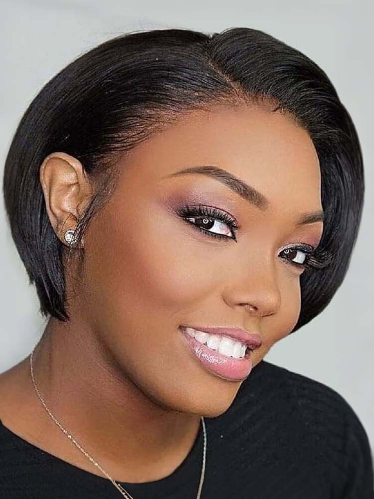  Straight Human Hair Lace Wigs