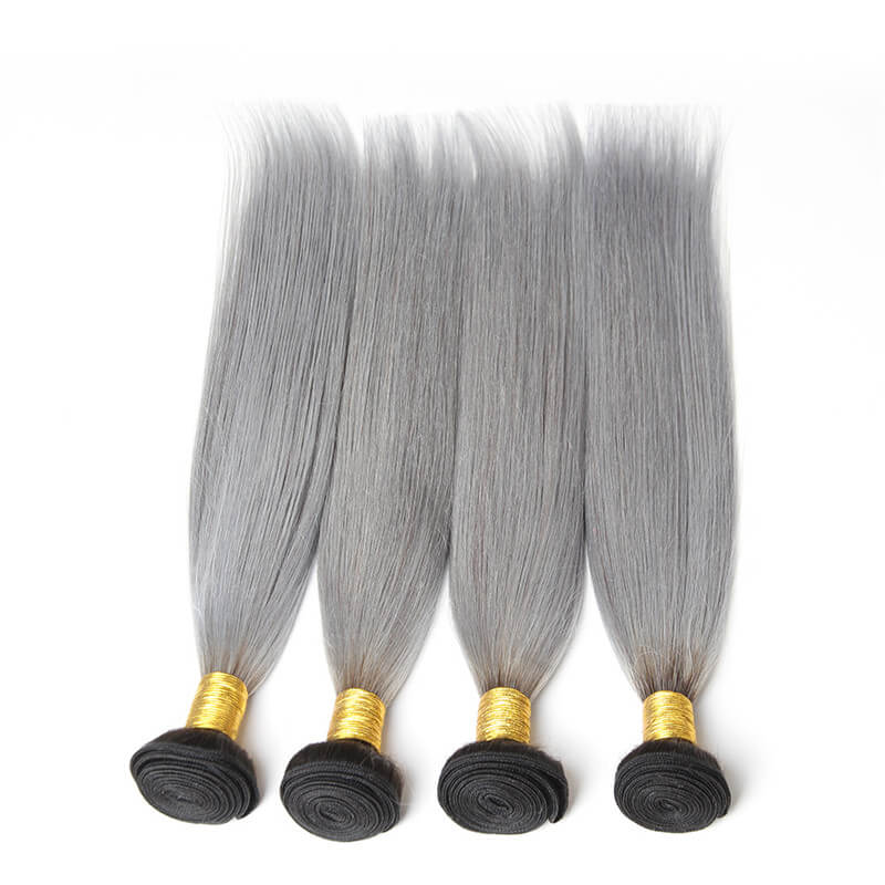 4pcs Straight Ombre Hair Bundles