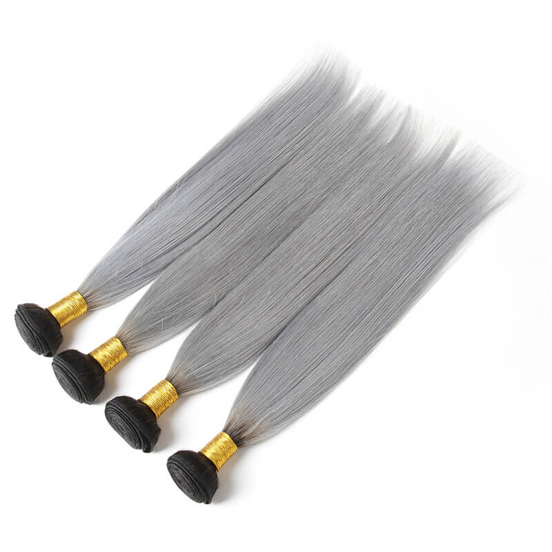 4pcs Straight Ombre Hair Bundles
