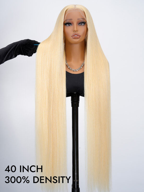 blonde straight wig