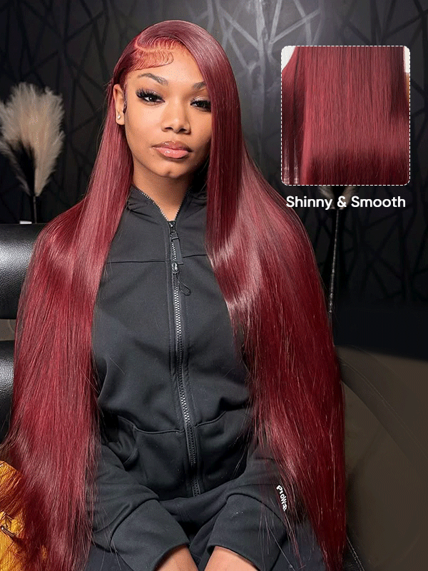 long straight hair