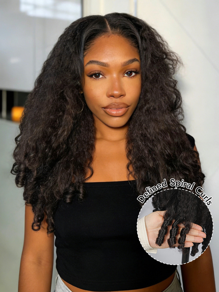Kinky Straight Curly Wigs