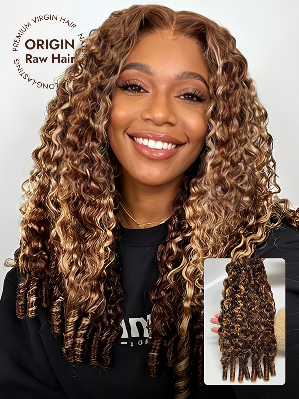p4/27 Burmese Curly Bundle