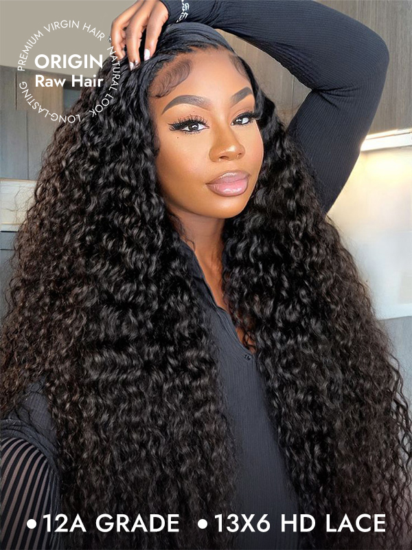 raw hair curly wigs