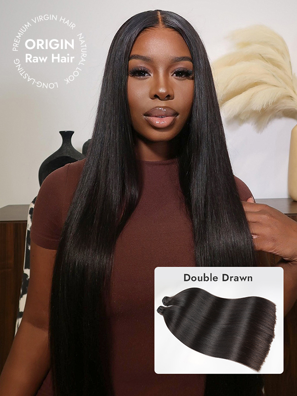 Straight Human Hair Bundles