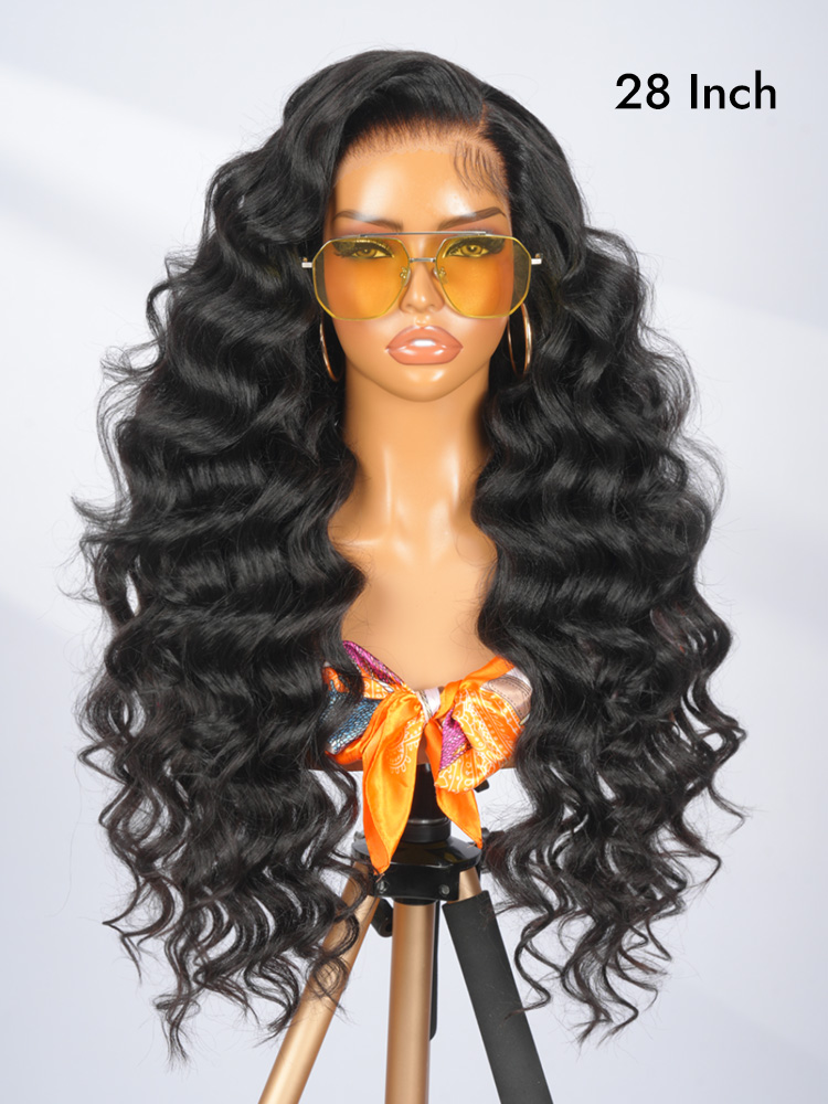 Light Yaki Loose Deep Wave Pre-Cut HD Lace Wig