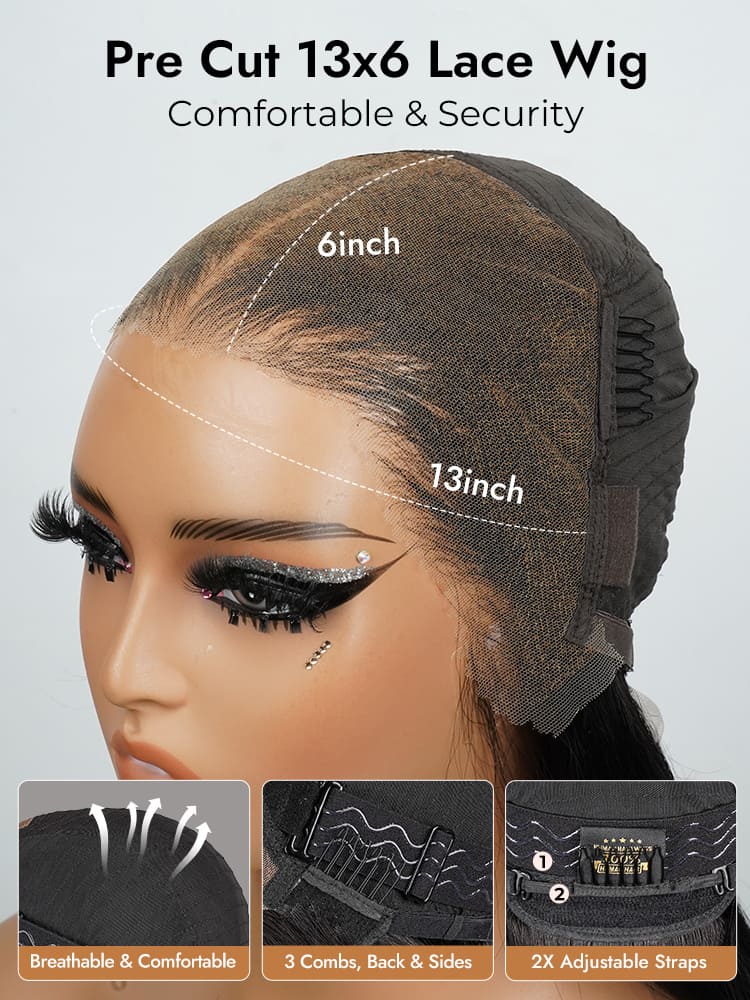 Pre Cut 13x6 HD Lace Frontal Wig