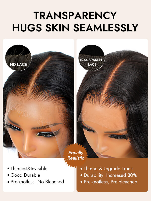transparent lace 13x6 lace frontal human hair 