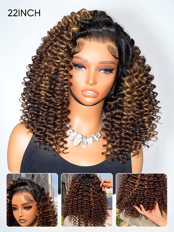 Wand Curls on Wig