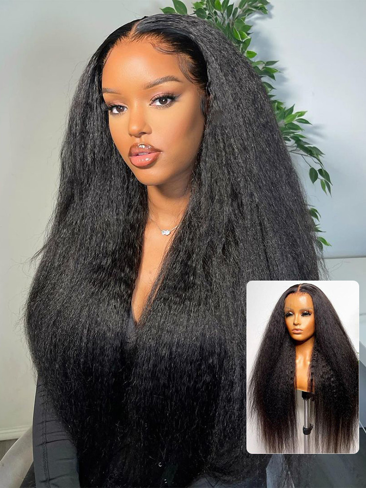 Yaki Straight Lace Front Wig