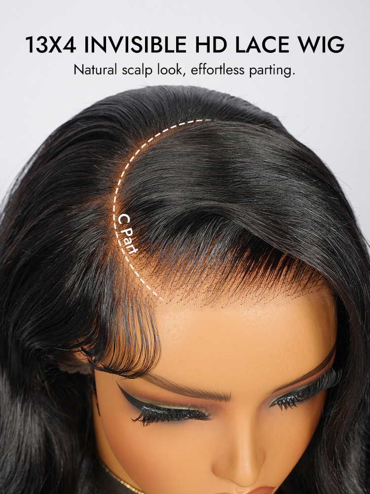 13x4 C Part Body Wave Human Hair