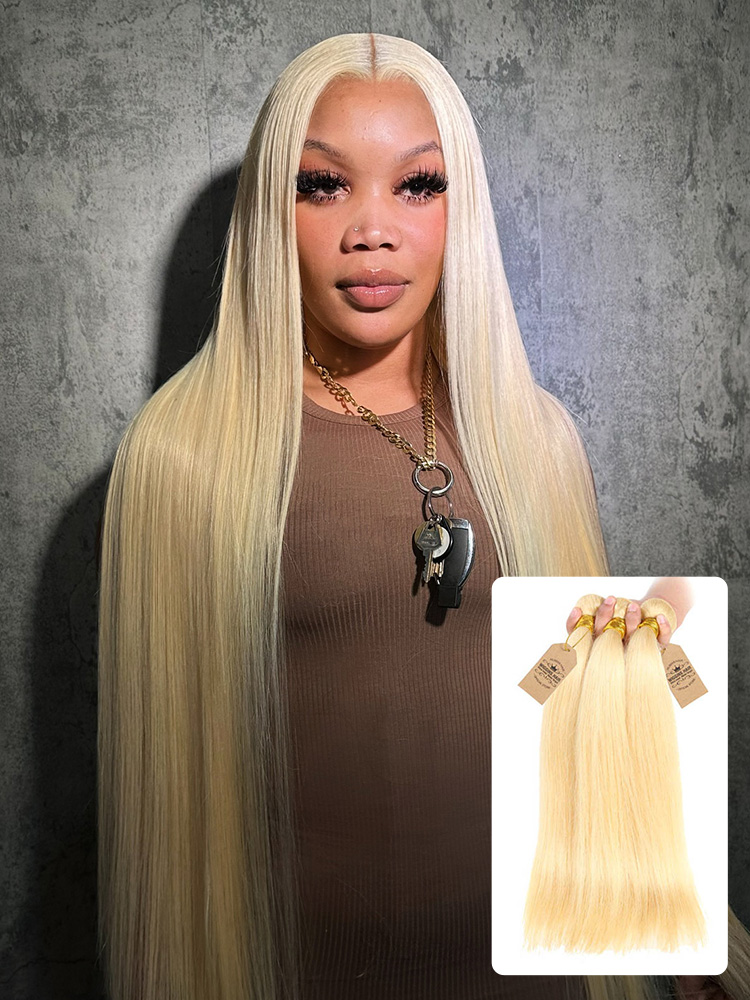 Straight Human Hair 3 Bundles