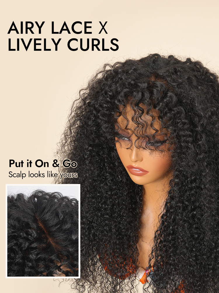 Wear And Go Curly Lace Frontal Wigs 