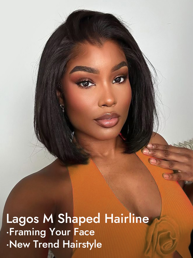 lagos hairline bob wig
