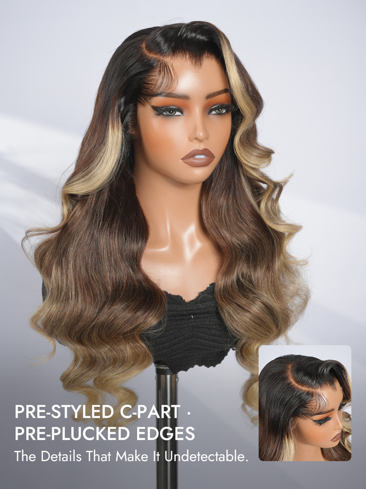 Highlight Body Wave Lace Front Wig