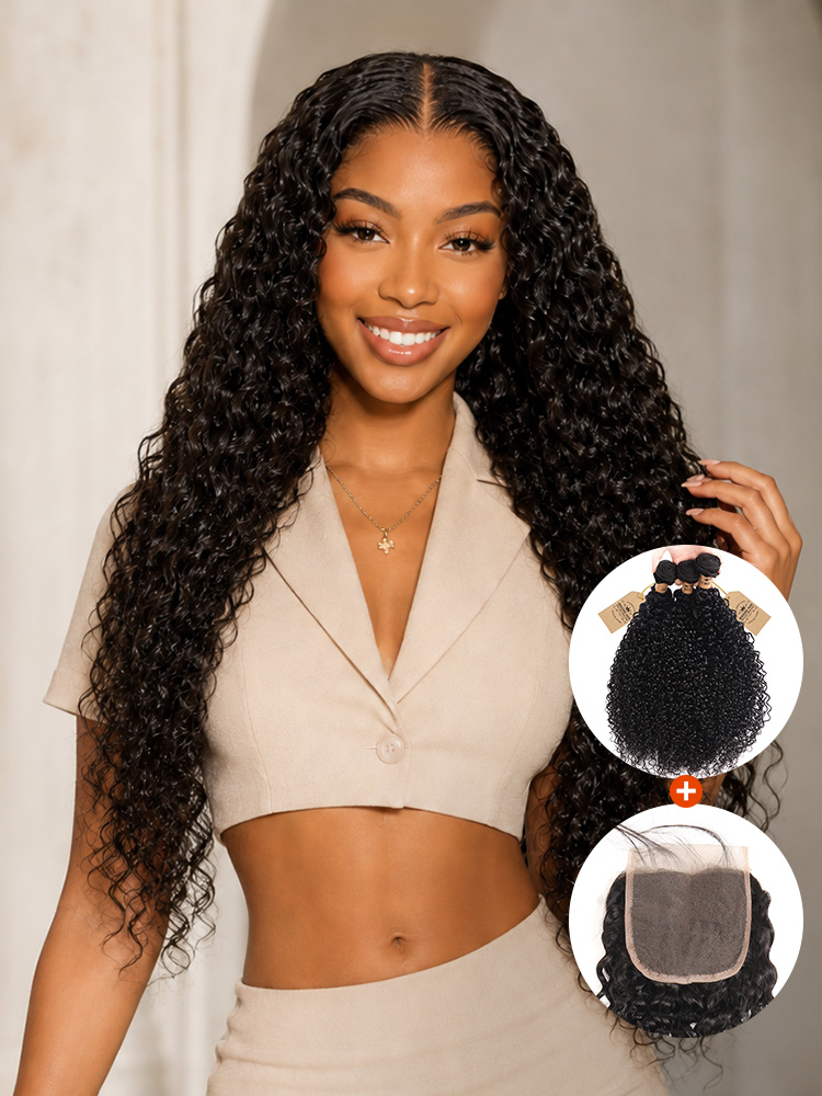 3pcs Jerry Curly Hair 