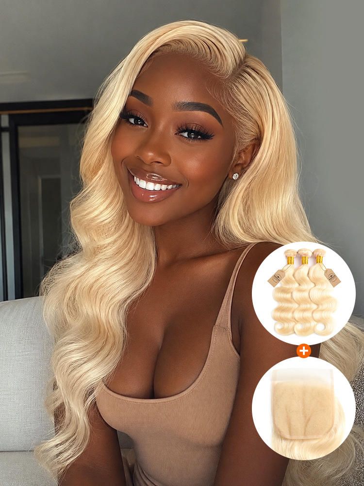613 Bundles With 5*5 Closure