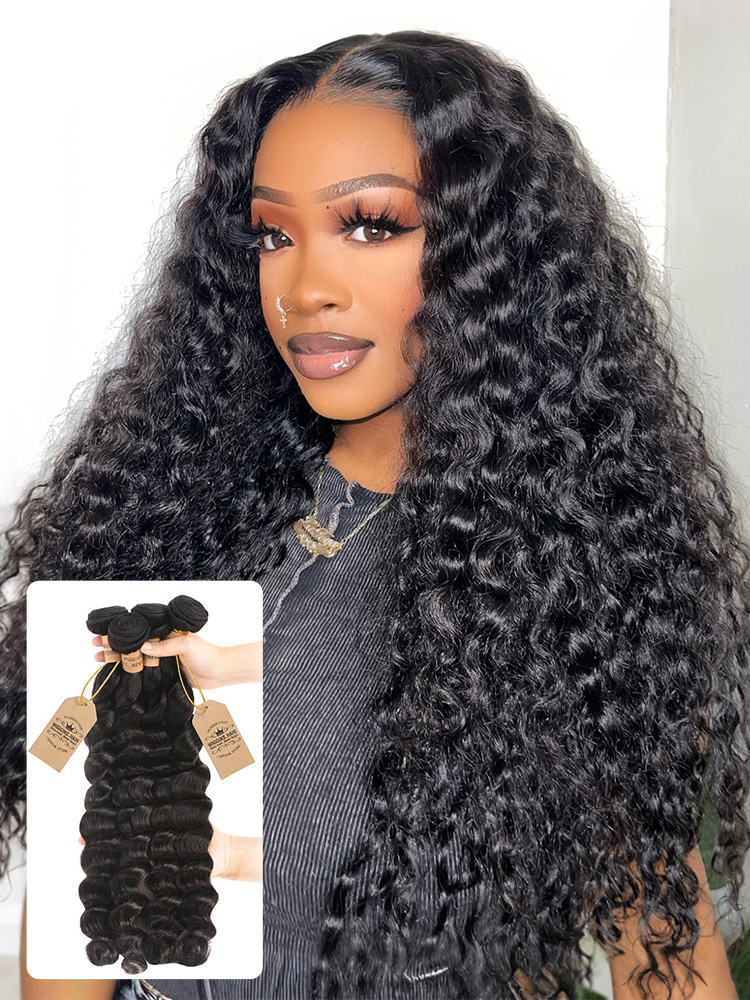 Loose Deep Wave 4 Bundles