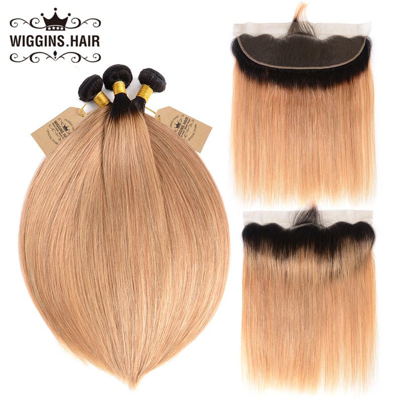 Straight Hair 3 Bundles With Lace Frontal