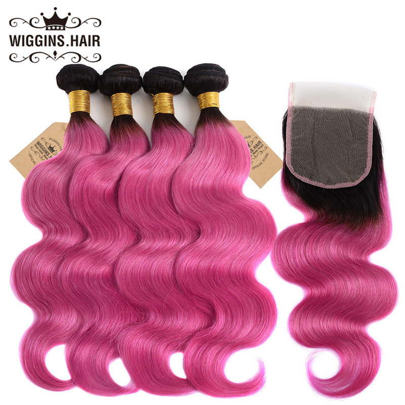 4pcs With Lace Closure