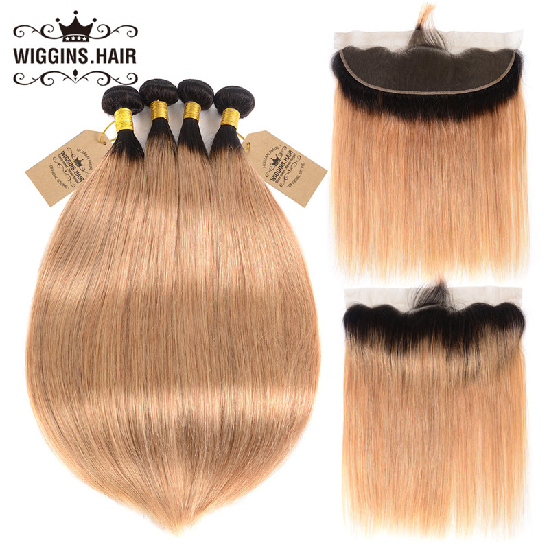 Straight Hair 4pcs With Lace Frontal