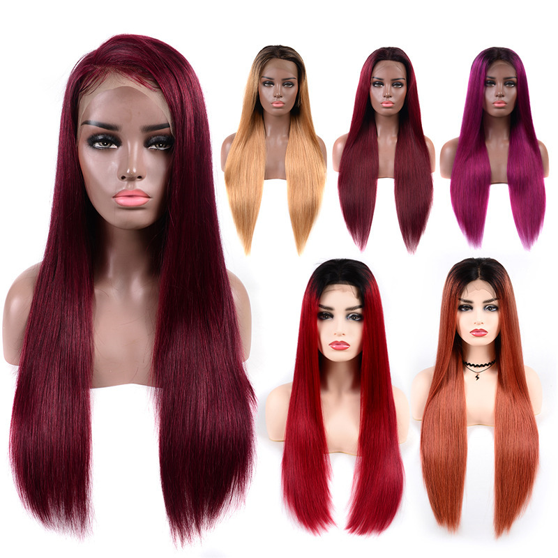 Human Hair Color Wigs