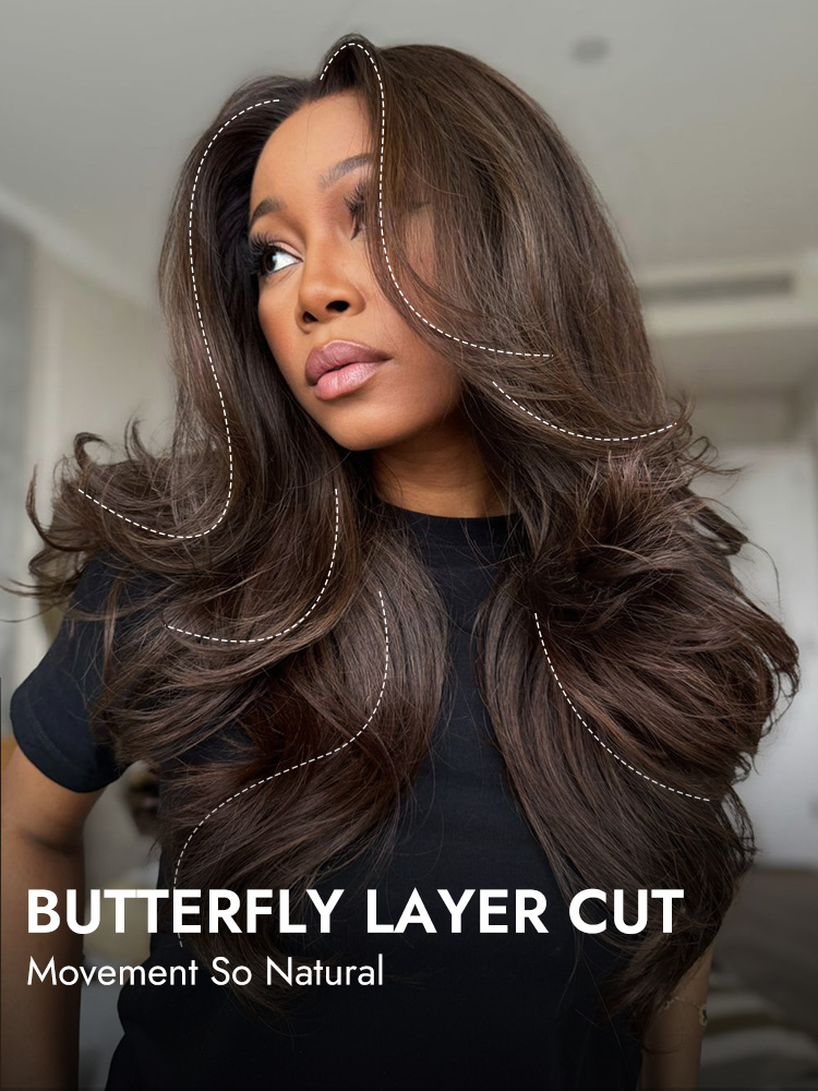 Dark Brown Body Wave Wig
