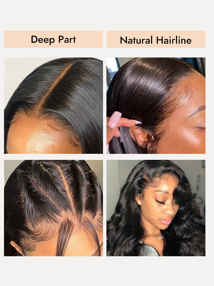 Body Wave Lace Wigs With Natural Hairline