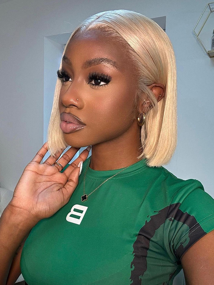 Blonde Straight Bob Wigs