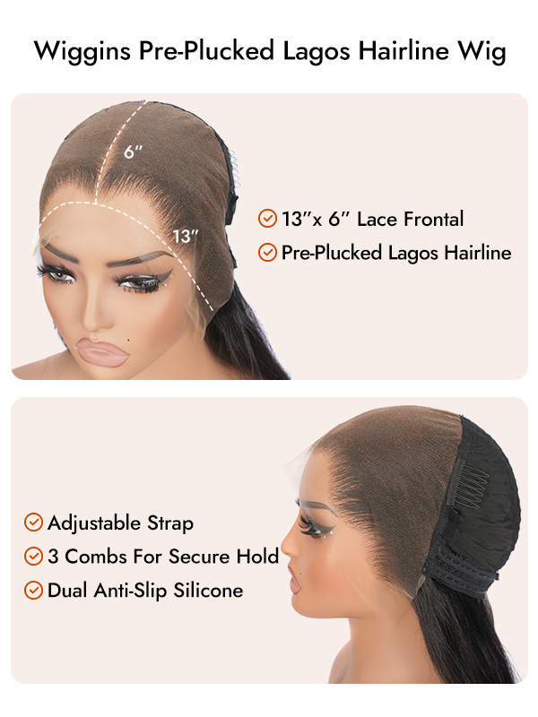 13x6 Lagos Hairline Lace Frontal Wig
