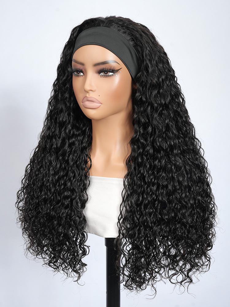 Human Hair Headband Wigs 