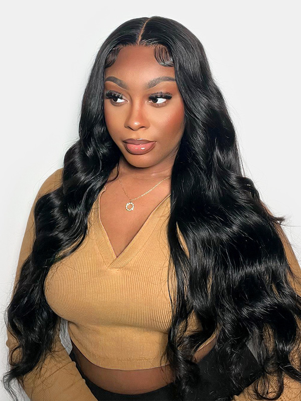 body wave lace closure wig