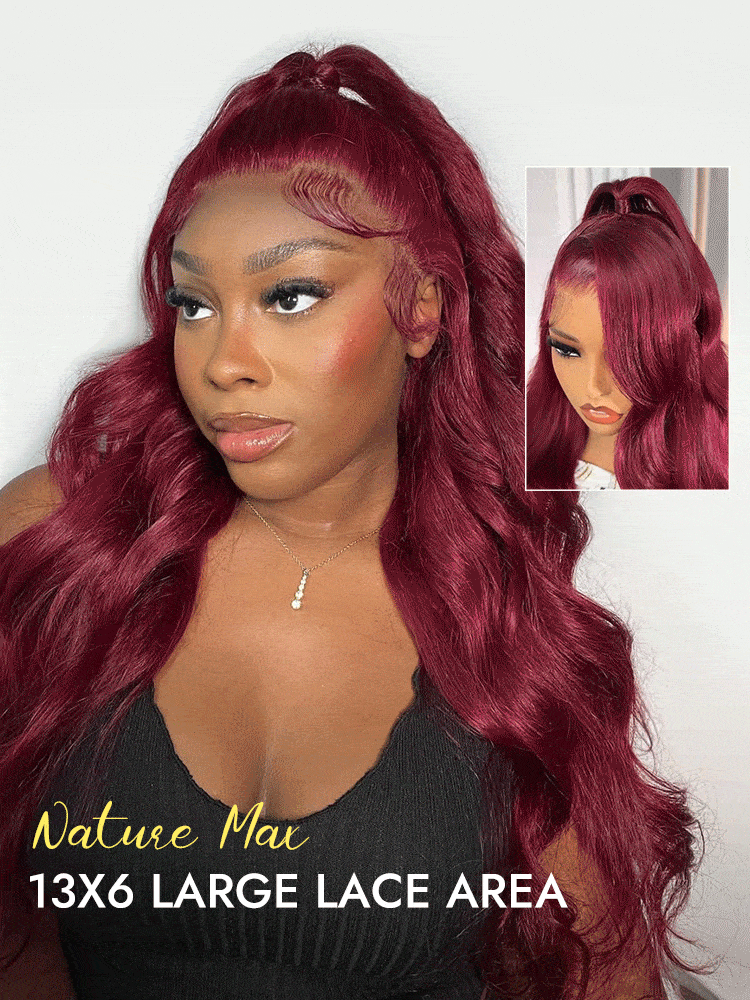 99J Body Wave Wig With 13x6 Lace Frontal