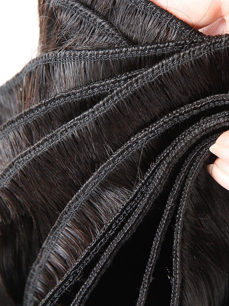 Brazilian Deep Wave Bundles with Double Weft