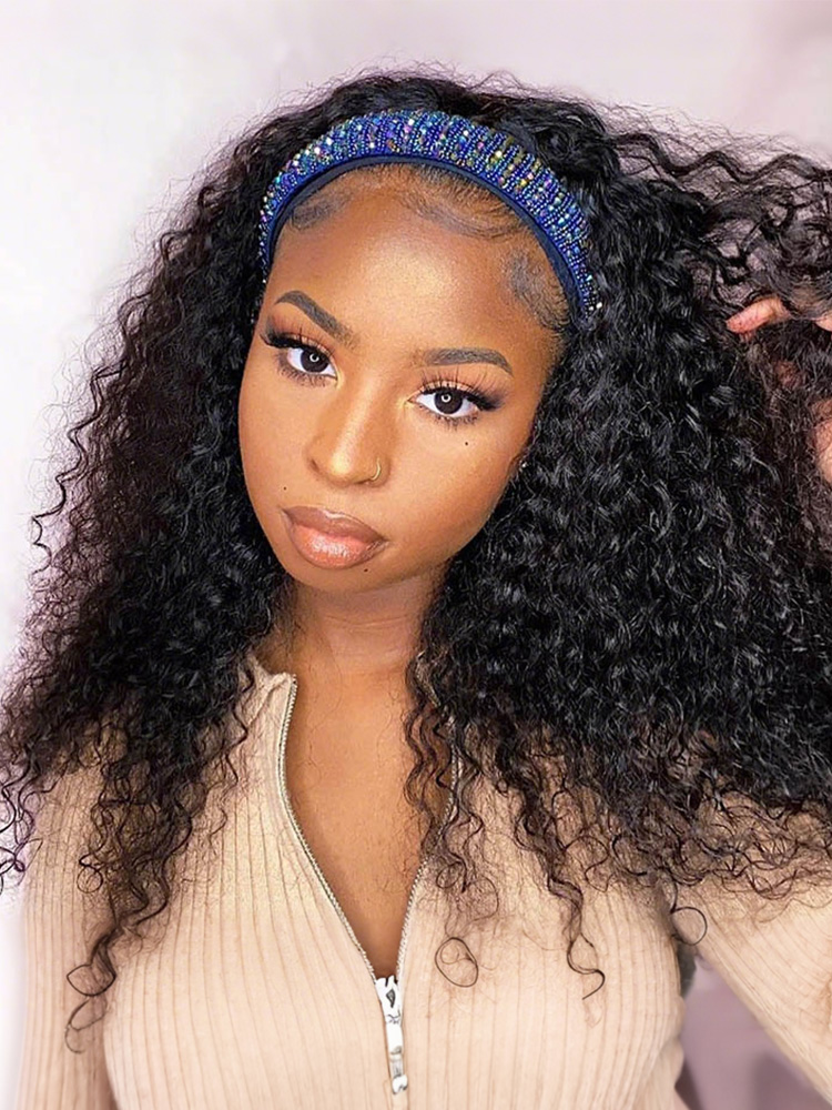 Deep Wave Headband Wigs