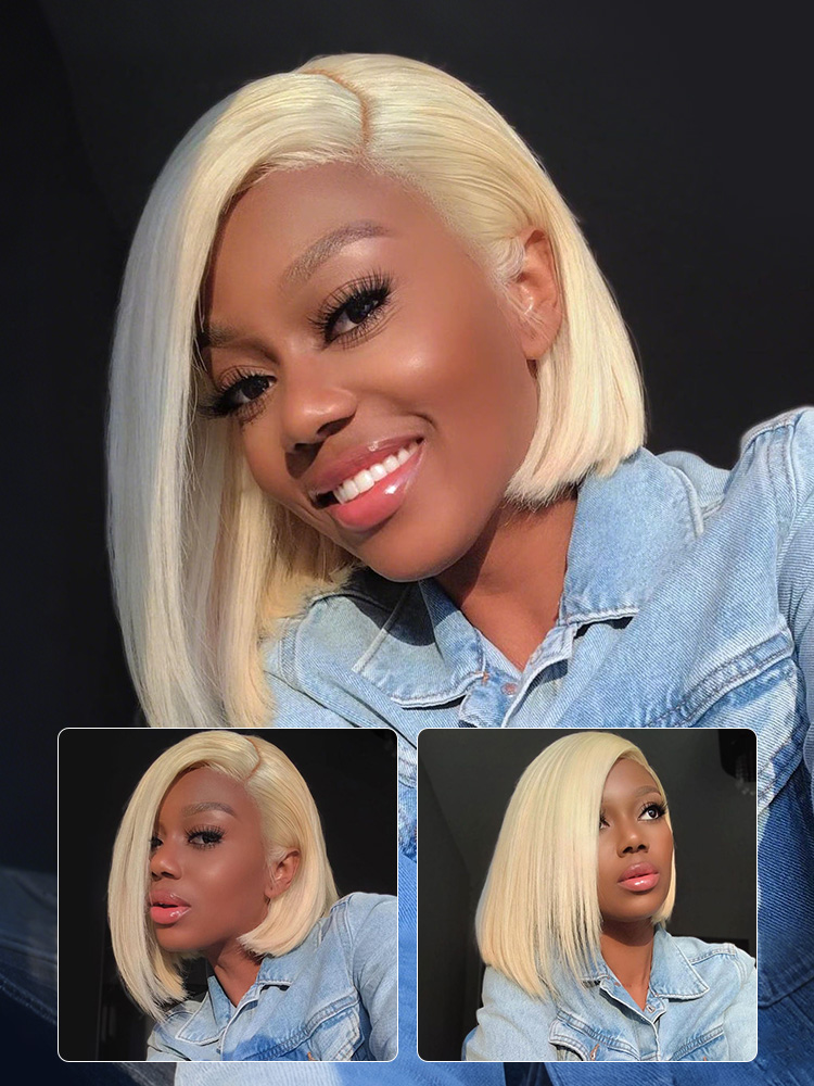 Straight Blunt Cut Bob Wigs