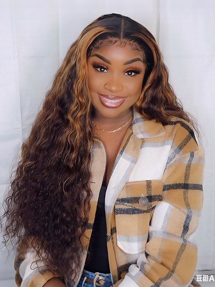 Loose Deep Wave Highlight Lace Wig