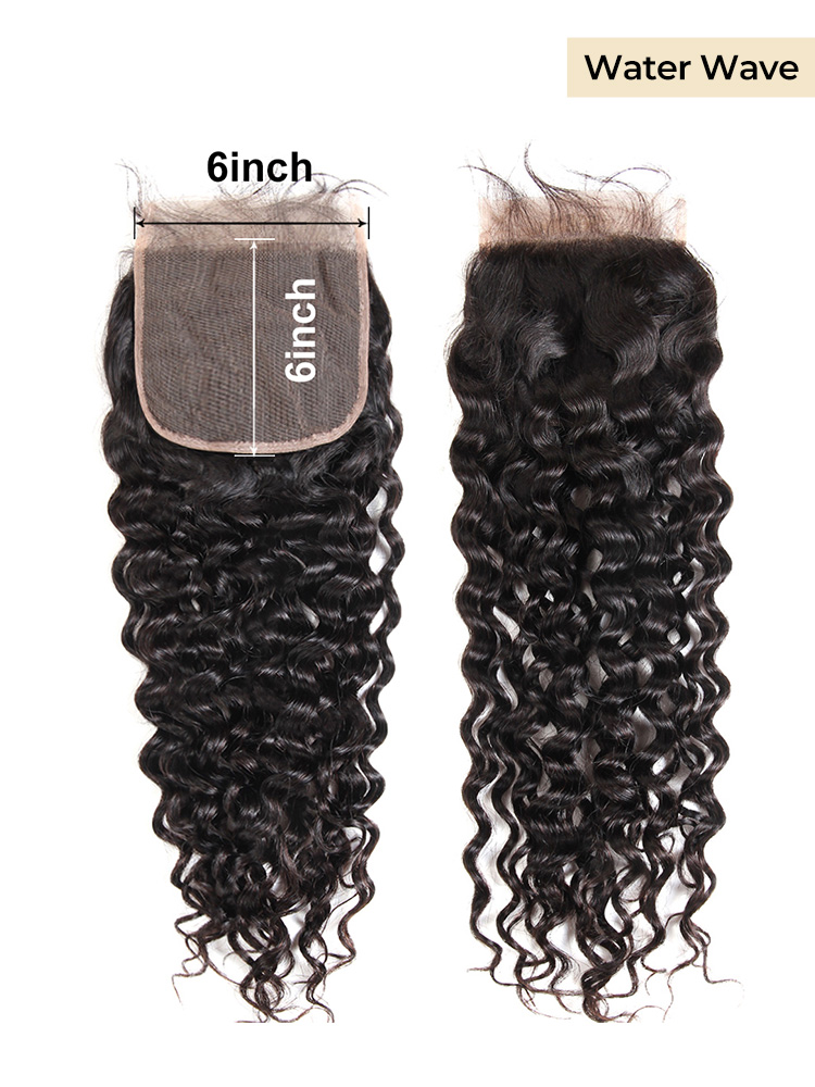 Water Wave 6x6 Lace Closure