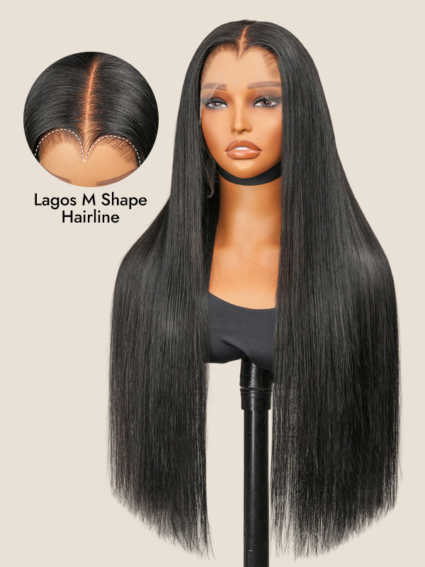 lagos hairline straight wig