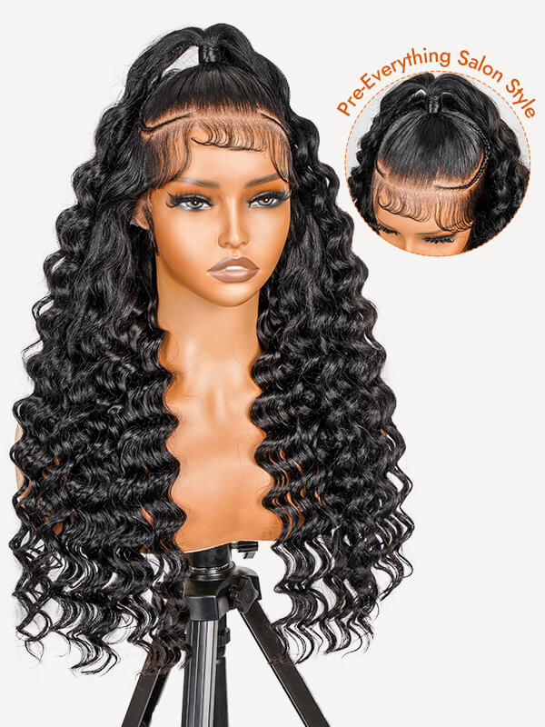 human hair braiding wig