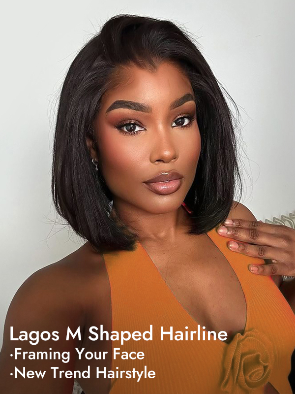 lagos hairline bob wig