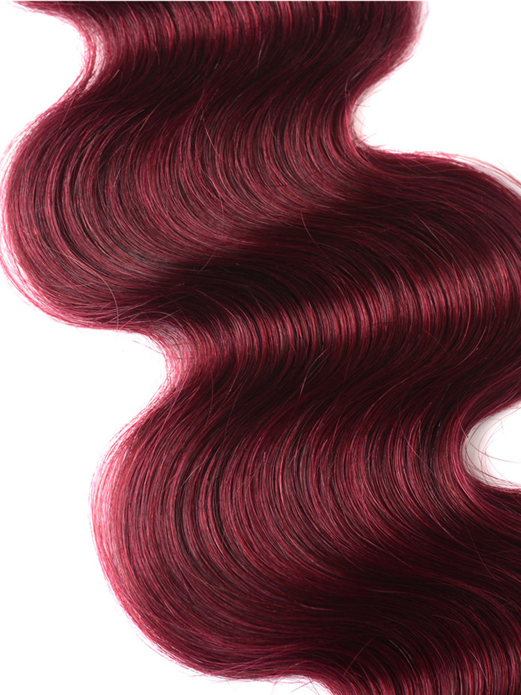 Burgundy Body Wave Human Hair Bundles